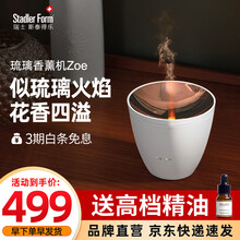 斯泰得乐(Stadler Form)迷你香薰机瑜伽卧室家用便携超声波香氛机加湿器Zoe 白色zeo