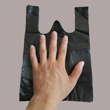 猫屎袋铲屎垃圾袋小号便便袋拾便袋铲屎器宠物铲屎工具一次性猫咪 黑色加厚迷你18*29(500只) 小