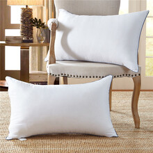 棉花唐纯色舒适安神枕护颈椎枕头超柔软枕芯单人学生成人一对拍2 白色 超软低枕(单只)