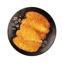 清月泉 深海鳕鱼排 310g 10枚 /盒 国产海鲜半成品 儿童早餐 休闲小吃零食油炸 x0a 鳕鱼排310g*1盒