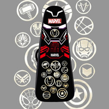 TANGMON加厚电吉他包儿童款无头电吉他琴包双肩个性涂鸦摇滚34 /36寸电吉他背包 儿童电吉他包-漫威