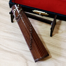 京炫（JINGXUAN)古筝模型古琴模型琵琶模型摆件6分娃用古筝模型中国传统特色礼品 10厘米很小【无琴头】【一】