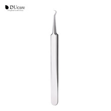 黛蔻（DUcare）不锈钢专业粉刺针弯嘴夹（暗疮夹 粉刺夹美容针 痘痘夹针 弯头镊子 黑头夹 细胞夹）