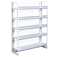 超市小货架便利店口香糖货架收银台前小货架零食展示架母婴店架子 高150长60宽18六层平板+透明条 加厚款