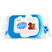憨憨乐园 宠物湿巾【100抽一包装】猫狗通用擦眼部去泪痕狗狗猫咪消毒除味清洁湿纸巾