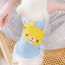 嘻皮狗立体小熊狗狗衣服薄款夏季猫咪宠物泰迪博美比熊猫咪小型幼犬夏天 背包小熊 L(建议体重8-10斤)