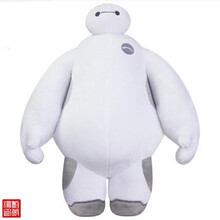 大白公仔超能陆战队毛绒玩具抱枕送女友生日礼物毛绒玩具迪士尼超大号白胖子摆件抱枕娃娃玩偶送女友 大白经典款 19英寸50厘米