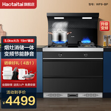 Haotaitai好太太集成灶蒸烤一体H815 消毒柜保洁柜款H813 油烟机猛火灶集成烹饪中心 H813智能变频烟灶消（新型号WF9） 20Y液化气