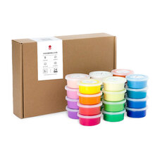 卡乐优超轻粘土男孩女孩儿童玩具婴沙滩太空泥沙彩泥橡皮泥黏土diy手工24色入门简装儿童礼物