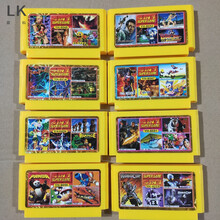 插卡游戏机游戏卡fc红白机坦克大战黄卡四合一1合1智力卡带盒8位 珍藏版-四合一卡 随机3盒装 无  单机标配 中国大陆