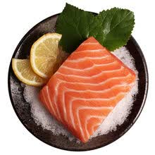 【顺丰冷运】三文鱼冰鲜新鲜中段刺身日式料理生鱼片即食海鲜鱼肉 1份 去皮去边角料约420g