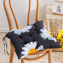轻奢淑离（SHULI）坐垫地上椅子椅垫办公室久坐座垫板凳学生四季凳子垫子屁股屁垫软抖音网红SN3 太阳花 40x40cm【亲肤棉坐垫】