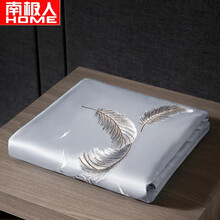 南极人 60支全棉被套单件纯棉单人150 200纯色被罩单件双人200 230 奥丁灰  被套 150cmx200cm