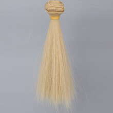 新品BJD陶瓷娃娃假发SD刘海高温丝可儿ob棉花娃多色加厚发排假毛材料 T1025 横长1米竖长5厘米刘海