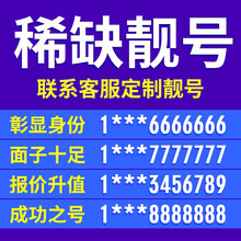 中国电信（Z） 手机号码卡靓号全国号段手机号码情侣号电话卡豹子号手机卡顺子号手机号188199号段 老板号定制400