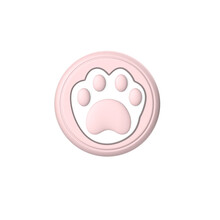 HONCAM适用任天堂switch猫爪摇杆帽ns硅胶帽Lite游戏机joycon手柄摇杆帽多彩卡通 粉白猫爪 2个