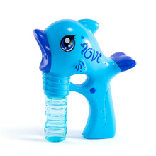 爱婴乐 儿童泡泡枪玩具男孩女孩网红同款自动吹泡泡 海豚音乐泡泡枪【蓝色】