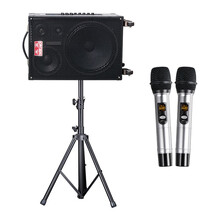 米高（MIGAO） 米高音响MG-1263LI乐队演出萨克斯专业户外充电吉他弹唱流浪歌手街头卖唱音箱 套餐4：拉杆音箱+2个U段麦+支架
