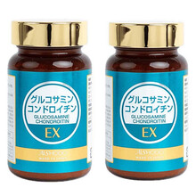 日本直邮包税AISHODO爱妆堂EX氨糖鲨鱼软骨素氨糖腰椎骨骼保护润滑精华维骨力180粒 2瓶装
