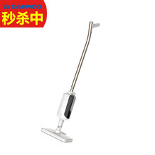 【618底价】韩国大宇（DAEWOO）家用电动手持除尘擦地拖地清洗机蒸汽拖把 耀光白 [SMOP01-BAI]