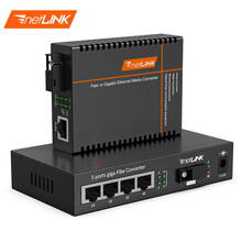 netLINK HTB-GS-03/4GE-20A+HTB-GS-03/20B 千兆单模单纤光纤收发器 光电转换器 工程电信级|20公里 一对