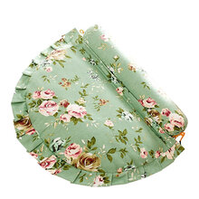 荞麦决明子护颈椎曲度变直睡觉落枕修复圆柱形富贵包专用枕头 Q绿色繁花高粱枕