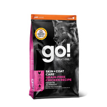 go加拿大原装进口成犬幼犬美毛无谷鸡肉通用犬粮3.5磅