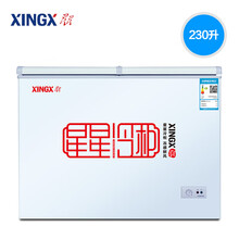 星星（XINGX）冰柜家用小型卧式冷藏冷冻冰箱低温冷柜 BCD-230HE