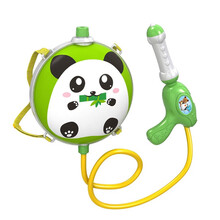 儿童玩具水枪 戏水玩具 抽拉式高压吸水枪玩具成人漂流水枪呲水枪沙滩玩具户外玩具 可爱熊猫 标准配置