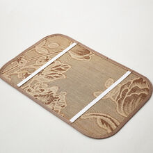 硞丰家纺 凉席枕套夏天碳化枕头套披片枕片枕席凉席枕披光滑枕头席子单个 凉席竹枕套背面冰藤1个装【不含枕芯】 40*60厘米