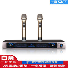 SAST先科K歌无线话筒舞台会议家用U段麦克风一拖二KTV卡拉ok OK-12 官方标配