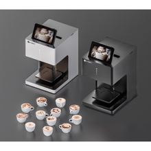 EVEBOT亿瓦FT4咖啡拉花机 奶茶糕点食品打印 个性图案便捷打印永耐力 白色机器（单色版咖啡色）+咖啡色墨盒 官方标配