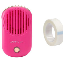 嫁接睫毛吹风机美睫美睫小风扇美睫风扇假睫毛吹干器专用工具 2档风机+ 2卷胶带(颜色留言)