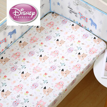 迪士尼婴儿床床笠新生儿床上用品儿童床罩纯棉幼儿园新生宝宝床单可定做 小兔子床笠 150*80