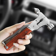 麦车饰 汽车安全锤 车用逃生锤 车载多功能破窗锤汽车用品功能小件车内应急救援救生锤便携式玻璃破碎器 锥形锤 1个装