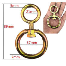 洁中舒牛笼头牛脖套牛项圈栓牛转环牛颈圈牛脖圈养牛龙头栓牛脖套 牛转环7mm