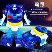 救援机器人快速一步变形玩具金刚 汽车人擎天柱大黄蜂巨石刀锋 追踪