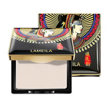 拉美拉埃及法老蜜粉饼定妆粉饼 持久控油遮瑕不易脱妆修容提亮肤色细致肌肤学生网红款5081 02#自然色