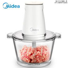 美的（Midea）绞肉机家用多功能果酱机婴儿辅食机电动小型碎肉搅拌搅肉打菜饺寝室单人料理机 MJ-LZ25Easy106