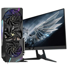 Gigabyte\/技嘉RTX3090大雕 3090超级雕24G显卡套装 3090AORUS X大雕+技嘉FI27Q-P