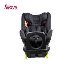 AVOVA德国车载儿童安全座椅汽车用宝宝婴儿0-7岁360度旋转小旋风 考拉灰