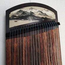 成人儿童 初学考级练习 表演奏便携125素面桐木小古筝琴21弦 125巴山夜雨 标配