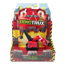 合金玩具车恐龙梦工厂模型Dinotrux可活动橙色长颈龙恐龙卡车盒装 红色霸王龙CJW81(盒)