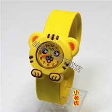 儿童小礼品手表拍拍表卡通儿童玩具手表男女孩电子表幼儿手表 小老虎