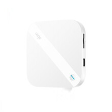  爱国者（ aigo）USB3.0智能移动硬盘 HD800 白色 手机硬盘 支持苹果 安卓 手机平板自动备份SD卡扩展 1TB  