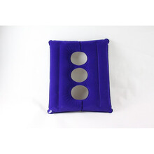 褥疮坐垫痔疮褥疮充气垫侧卧侧躺肋骨胯骨压疮垫卧床尾椎骨护理减压多孔垫臀部新款 植绒面料