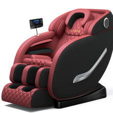KONKA/康佳按摩椅家用小型豪华全身电动按摩器太空舱 黑红 【中配】U型枕 蓝牙音乐 足底指压 臀部气囊震动