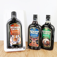 俄罗斯进口虎头酒 阿穆尔虎头熊酒鹿酒草配制滋酒伏特加洋酒 森林珍露  2瓶 500ml