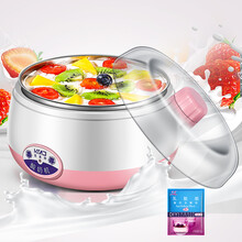 皮谱酸奶机家用 家用酸奶机15W自制酸奶 米酒机 纳豆机1L 钢胆酸奶机+10小包菌粉