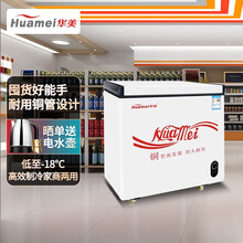 华美单温家用铜管小冷柜 迷你单温盖门商用冷柜 冷藏冷冻保鲜小冰箱BC/BD-162